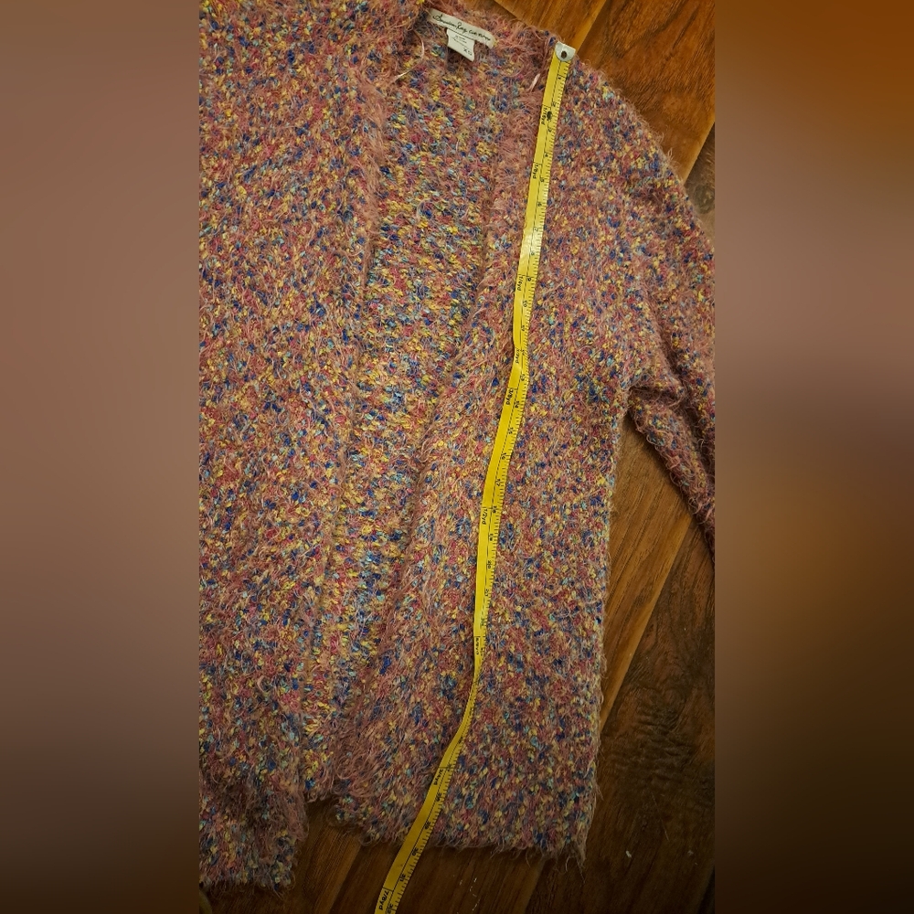 American Rag Multicolor Women's knit open Cardigan - Picture 5 of 8